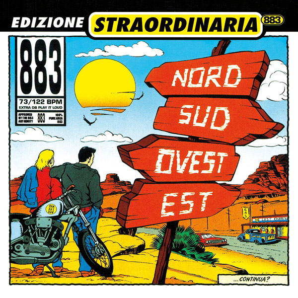 Copertina Vinile 33 giri Nord sud ovest est di 883