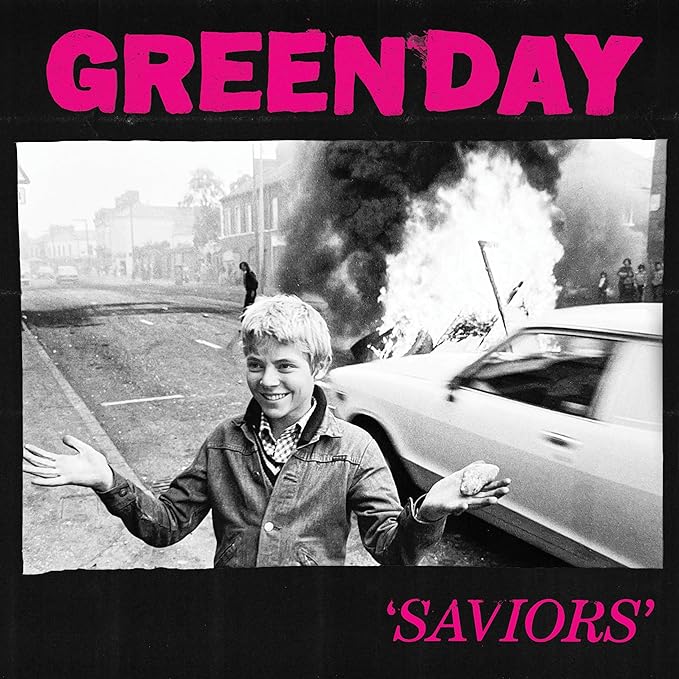 Copertina Vinile 33 giri 'Saviors' dei Green Day