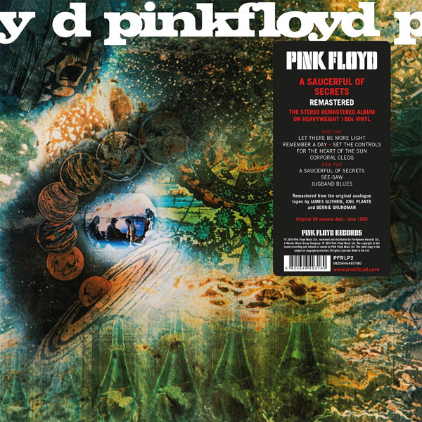 Copertina Disco Vinile 33 giri A Saucerful of Secrets di Pink Floyd