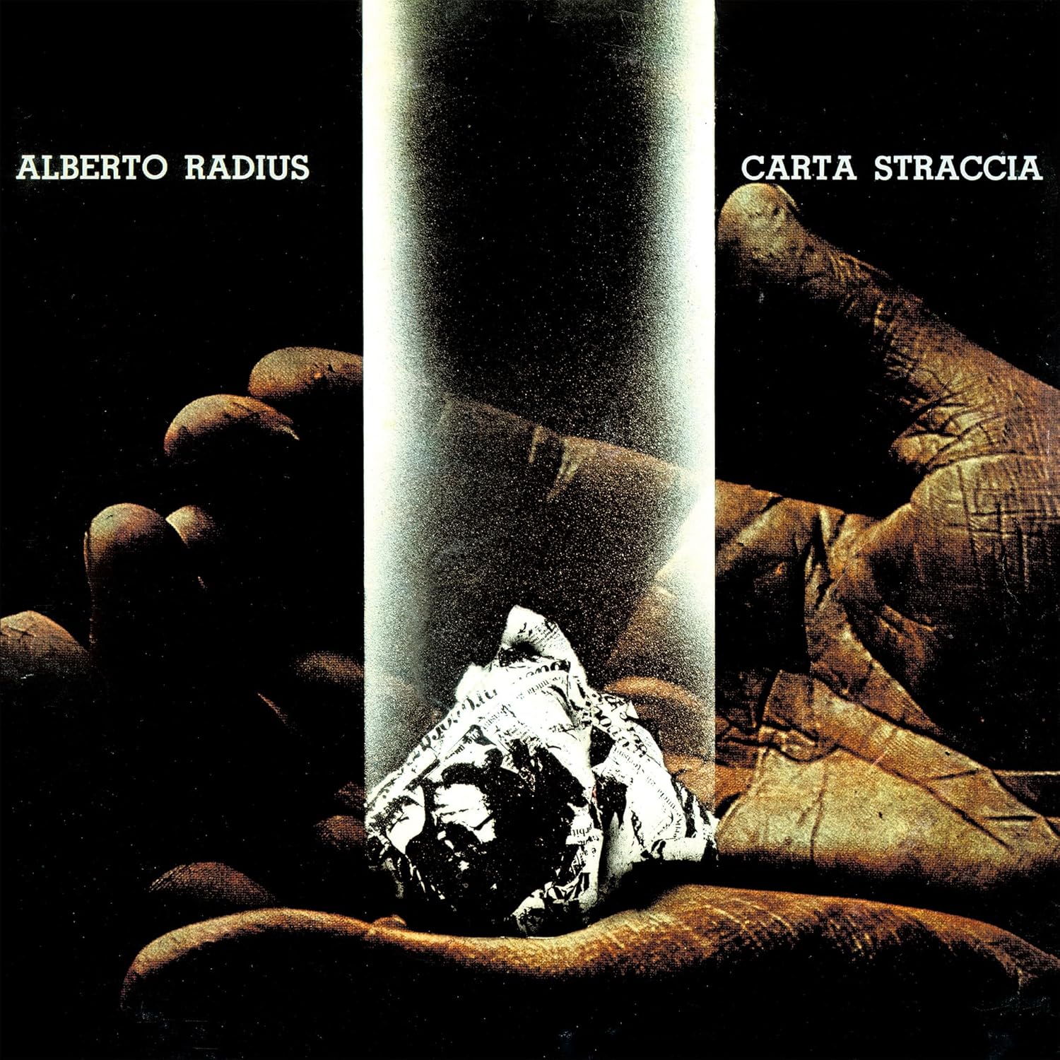 Copertina Vinile 33 giri Carta Straccia di Alberto Radius