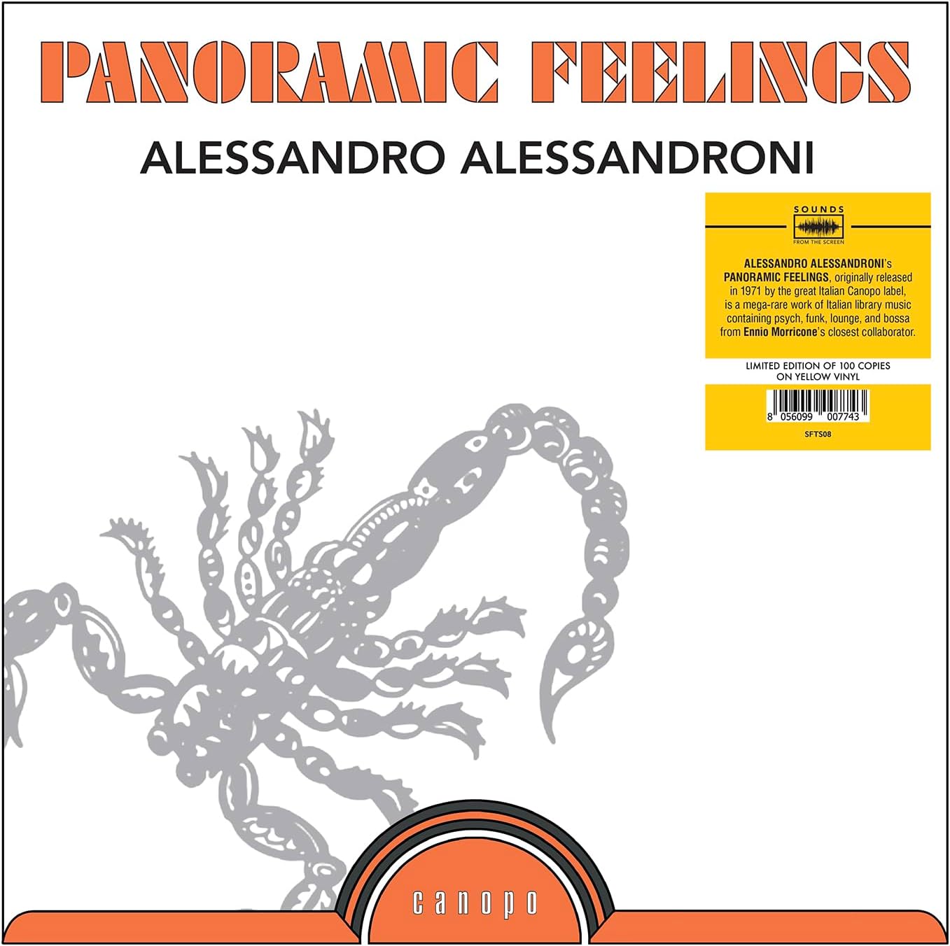 Copertina Vinile 33 giri Panoramic Feelings di Alessandro Alessandroni