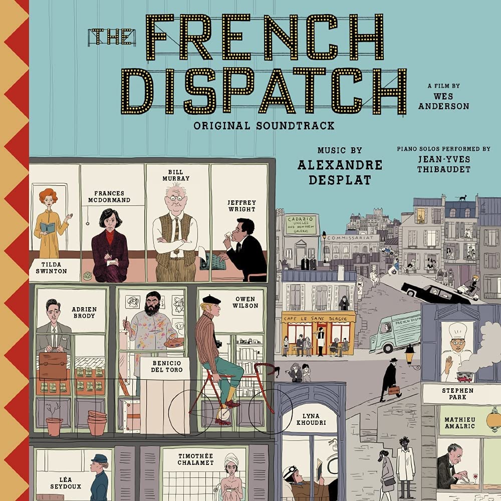 Copertina Vinile 33 giri The French Dispatch [Soundtrack 2xLP] di Alexandre Desplat