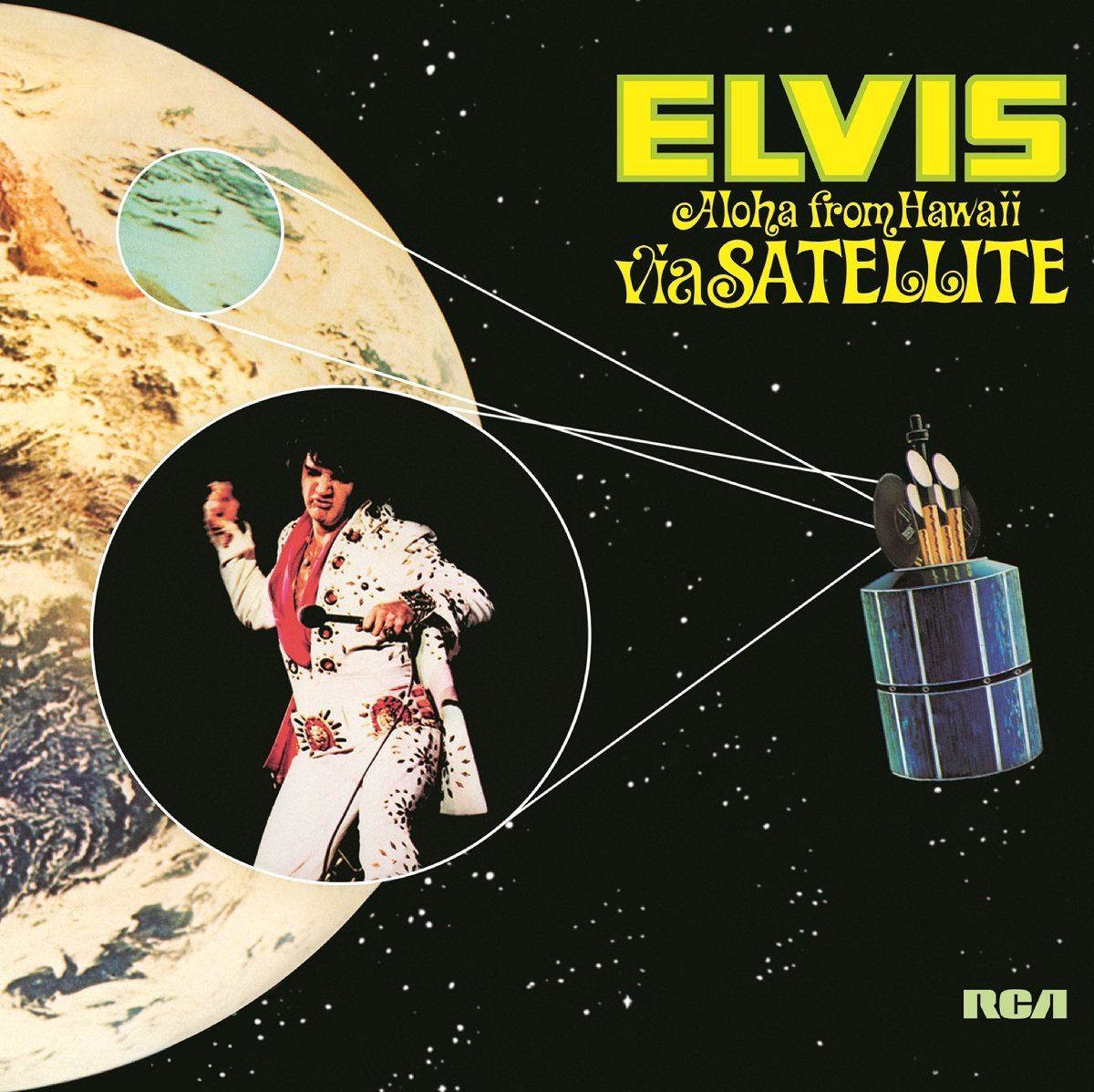 Copertina Disco Vinile 33 giri Aloha From Hawaii Via Satellite [Cofanetto 4xLP] di Elvis Presley