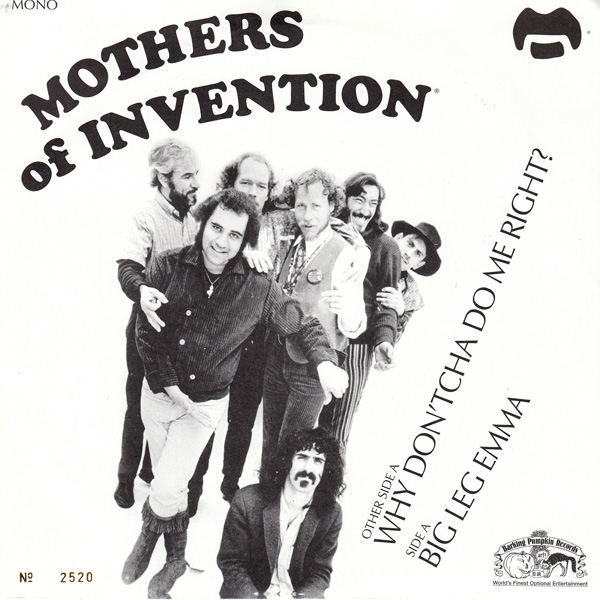 Copertina Disco Vinile 33 giri Big Leg Emma [Singolo 45Giri] di Mothers of Invention (Frank Zappa