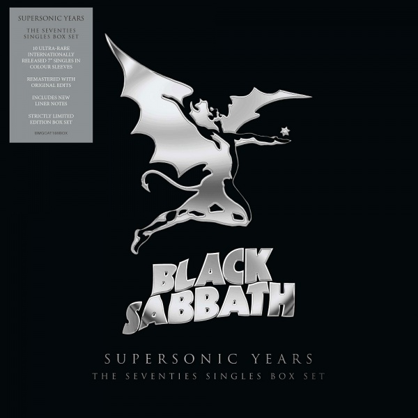 Copertina Vinile 33 giri Supersonic Years [10x45 Giri] di Black Sabbath