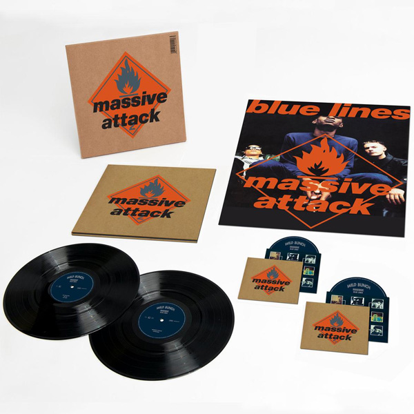 Copertina Disco Vinile 33 giri Blue Lines Deluxe 40° Anniversario  di Massive Attack