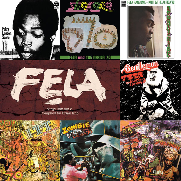 Copertina Disco Vinile 33 giri Vinyl Box Set 3 [Cofanetto 7xLP] di Fela Kuti