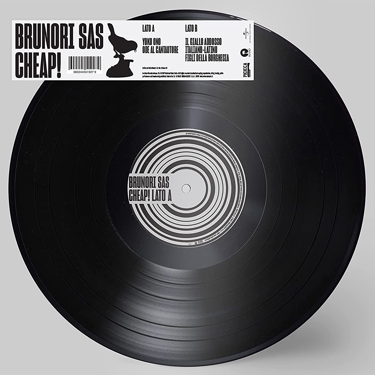 Copertina Vinile 33 giri Cheap! di Brunori Sas