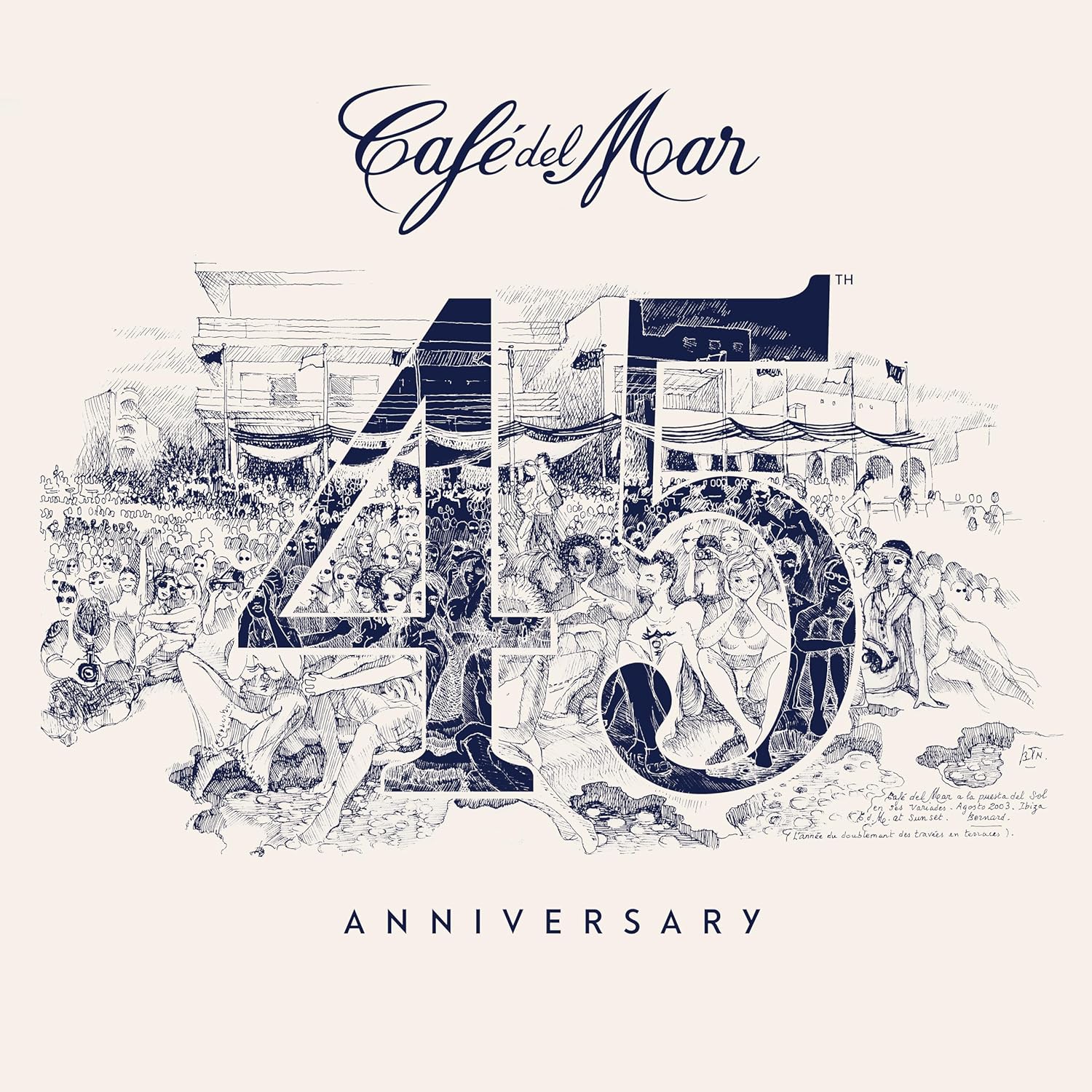 Copertina Vinile 33 giri Café del Mar (45° Anniversario) di Artisti Vari | Elettronica - House - Dance