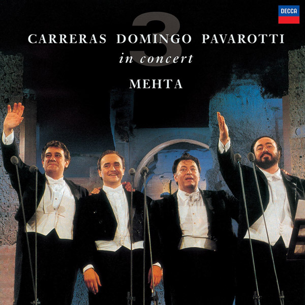 Copertina Disco Vinile 33 giri In Concert di Carreras, Domingo, Pavarotti