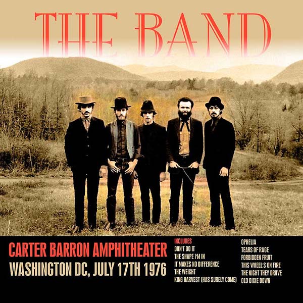 Copertina Disco Vinile 33 giri Carter Barron Amphitheater Washington Dc [2 LP] di The Band