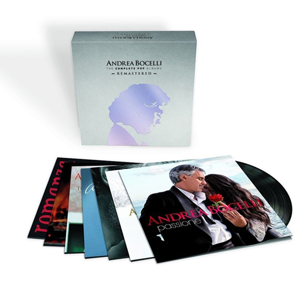 Copertina Disco Vinile 33 giri The Complete Pop Albums [Cofanetto 14xLP] di Andrea Bocelli