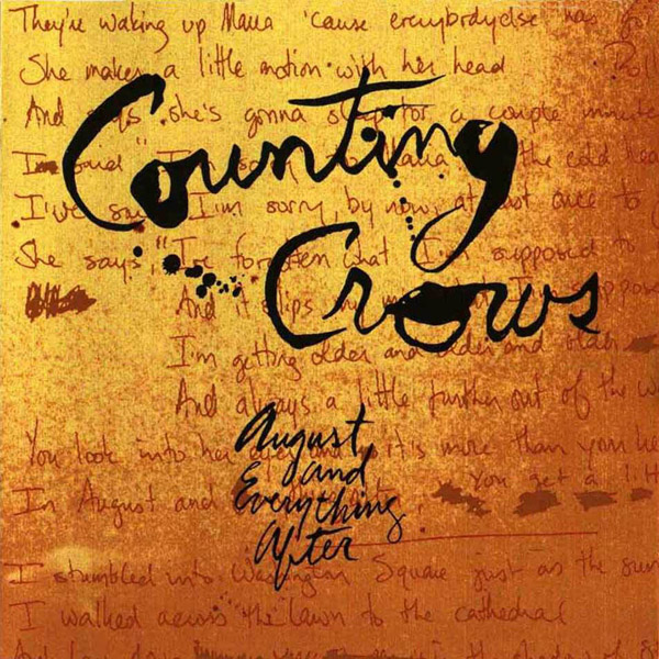 Copertina Disco Vinile 33 giri August and Everything After di Counting Crows