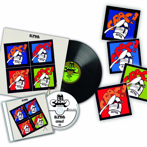 Copertina Disco Vinile 33 giri Crac! Deluxe Box Edition [LP+CD+Adesivi] di Area