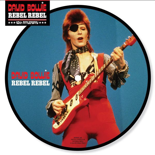 Copertina Disco Vinile 33 giri Rebel Rebel [45 Giri Picture Disc] di David Bowie