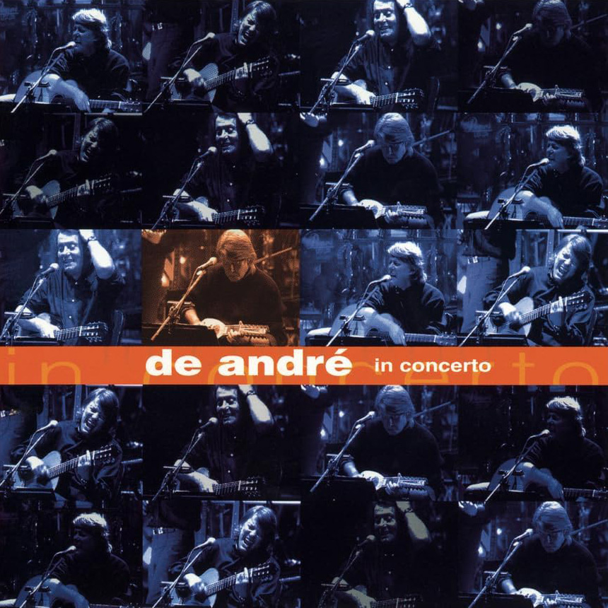 Copertina Vinile 33 giri De André in Concerto di Fabrizio de Andrè