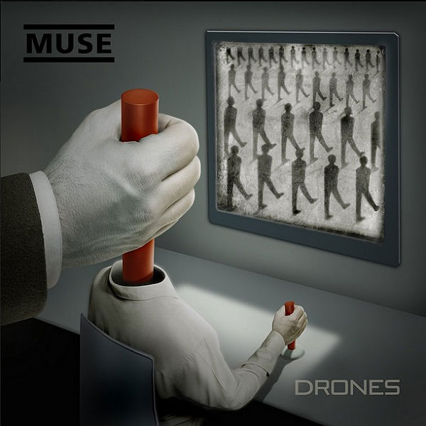 Copertina Disco Vinile 33 giri Drones [2 LP] di Muse