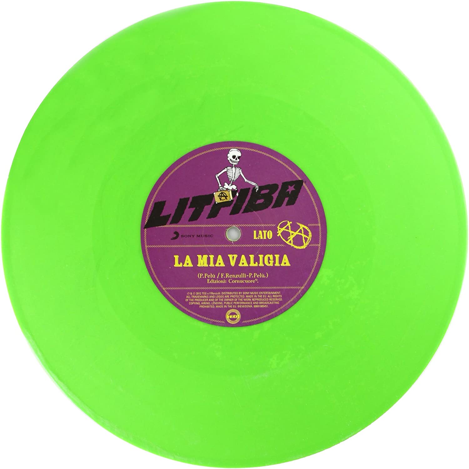 Copertina Vinile 33 giri Elettrica Singolo LP di Litfiba