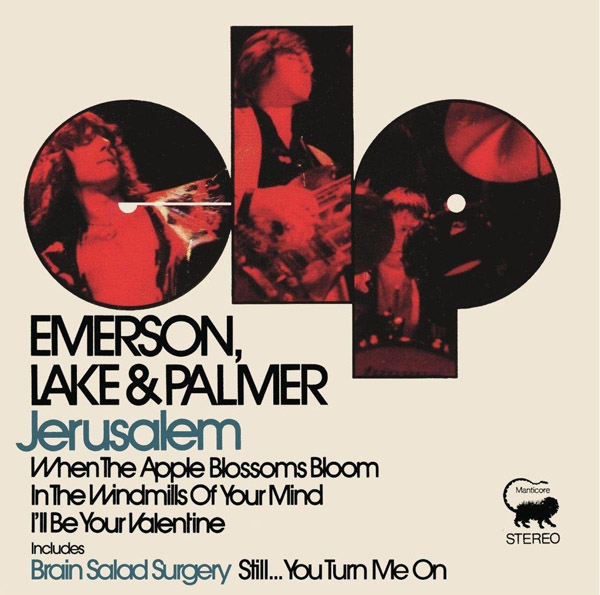 Copertina Disco Vinile 33 giri Jerusalem [Singolo 45 Giri] di Emerson, Lake & Palmer