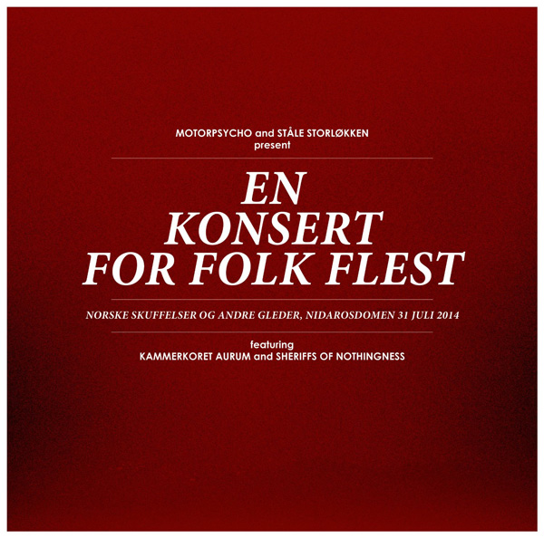 Copertina Disco Vinile 33 giri En Konsert For Folk Flest  di Motorpsycho