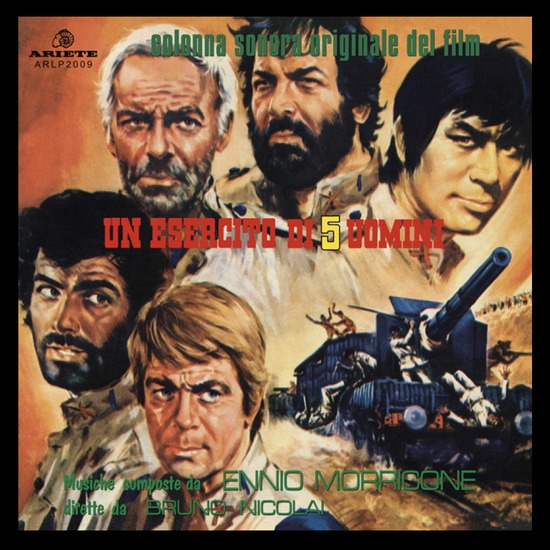 Copertina Vinile 33 giri Un esercito di 5 uomini [Soundtrack LP] di Ennio Morricone