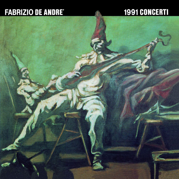 Copertina Disco Vinile 33 giri 1991 Concerti di Fabrizio de Andrè