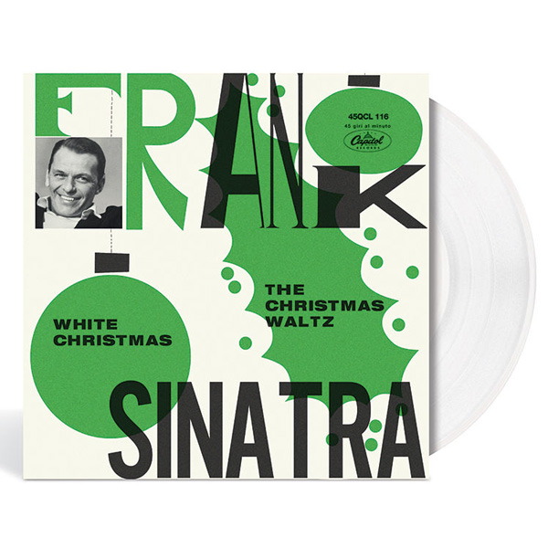 Copertina Disco Vinile 33 giri White Christmas/The Christmas Waltz  di Frank Sinatra