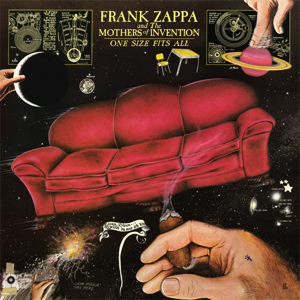 Copertina Disco Vinile 33 giri One Size Fits All di Frank Zappa