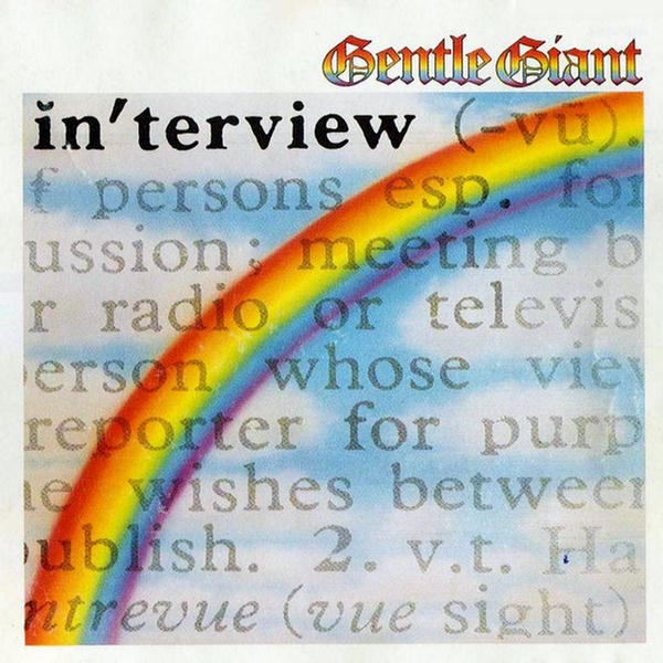 Copertina Disco Vinile 33 giri Interview  di Gentle Giant