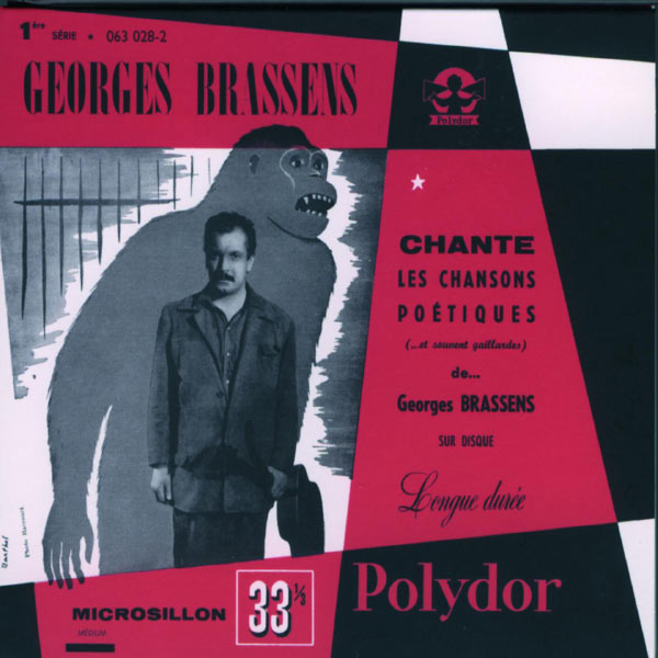 Copertina Disco Vinile 33 giri Les Chansons Poetiques  di Georges Brassens