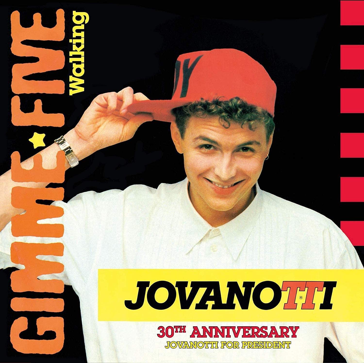 Copertina Vinile 33 giri Gimme Five/Walking Singolo LP di Jovanotti