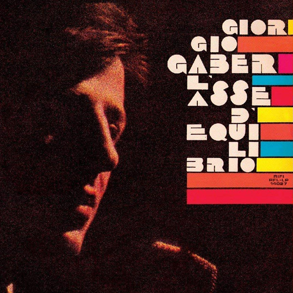 Copertina Vinile 33 giri L'asse di equilibrio di Giorgio Gaber