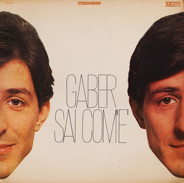 Copertina Vinile 33 giri Sai Com'è di Giorgio Gaber