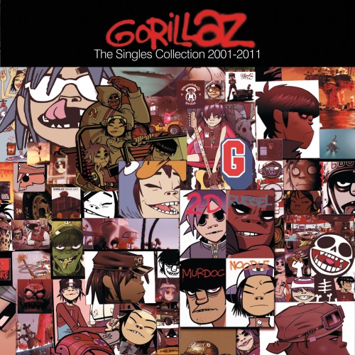 Copertina Disco Vinile 33 giri  The Singles 2001 - 2011 
[2 LP] di www.gorillaz.com