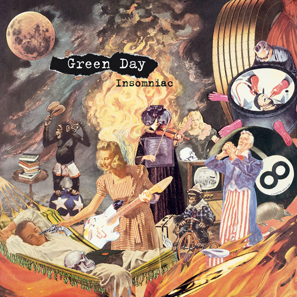 Copertina Disco Vinile 33 giri Insomniac di Green Day