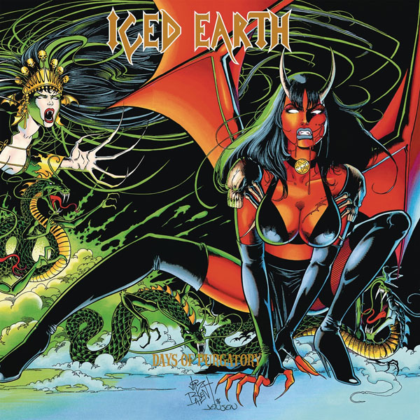 Copertina Disco Vinile 33 giri Days Of Purgatory [3 LP + Poster] di Iced Earth