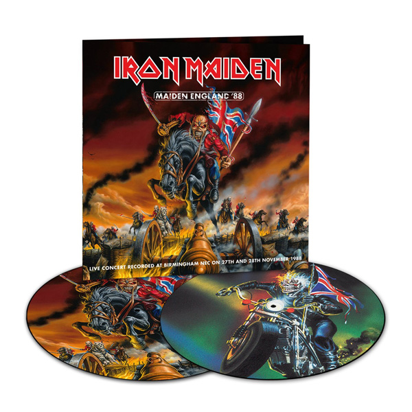 Copertina Disco Vinile 33 giri Maiden England '88 [2LP Picture Disc] di Iron Maiden