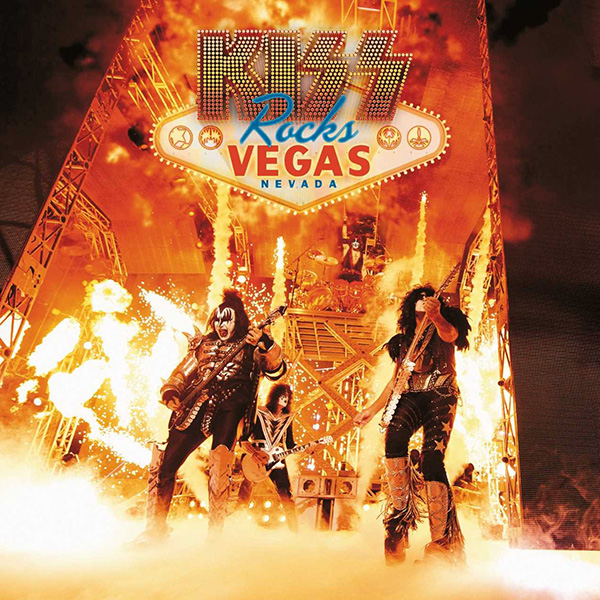 Copertina Vinile 33 giri Kiss Rocks Vegas [2LP + DVD] di Kiss