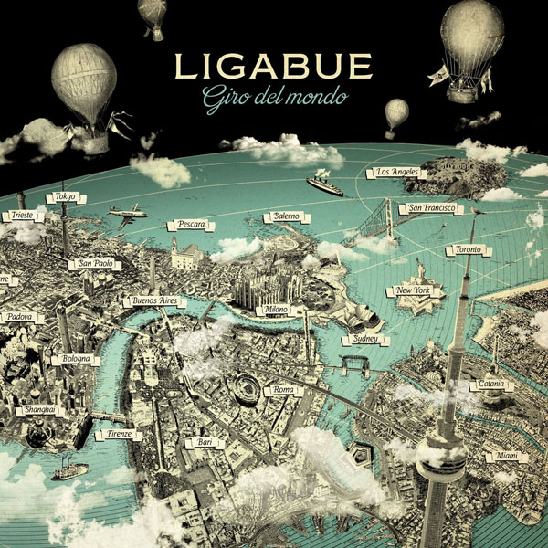 Copertina Disco Vinile 33 giri Giro del Mondo [Deluxe 3 LP] di Ligabue