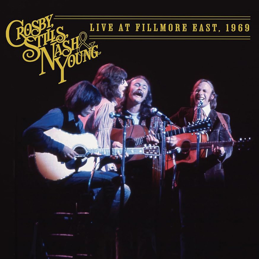 Copertina Vinile 33 giri Live At Fillmore East, 1969 di Crosby, Stills, Nash & Young