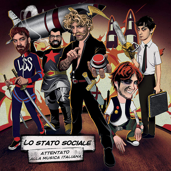 Copertina Vinile 33 giri Attentato alla Musica Italiana [3 LP] di Lo Stato Sociale