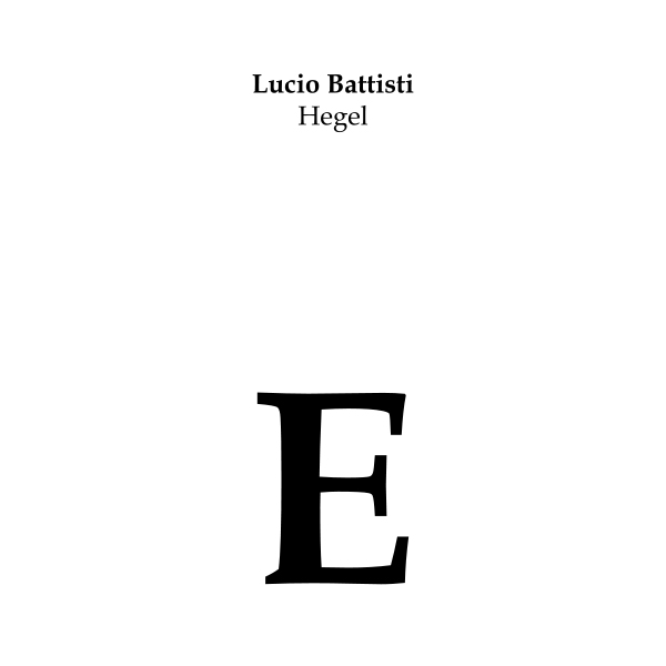 Copertina Disco Vinile 33 giri Hegel di Lucio Battisti