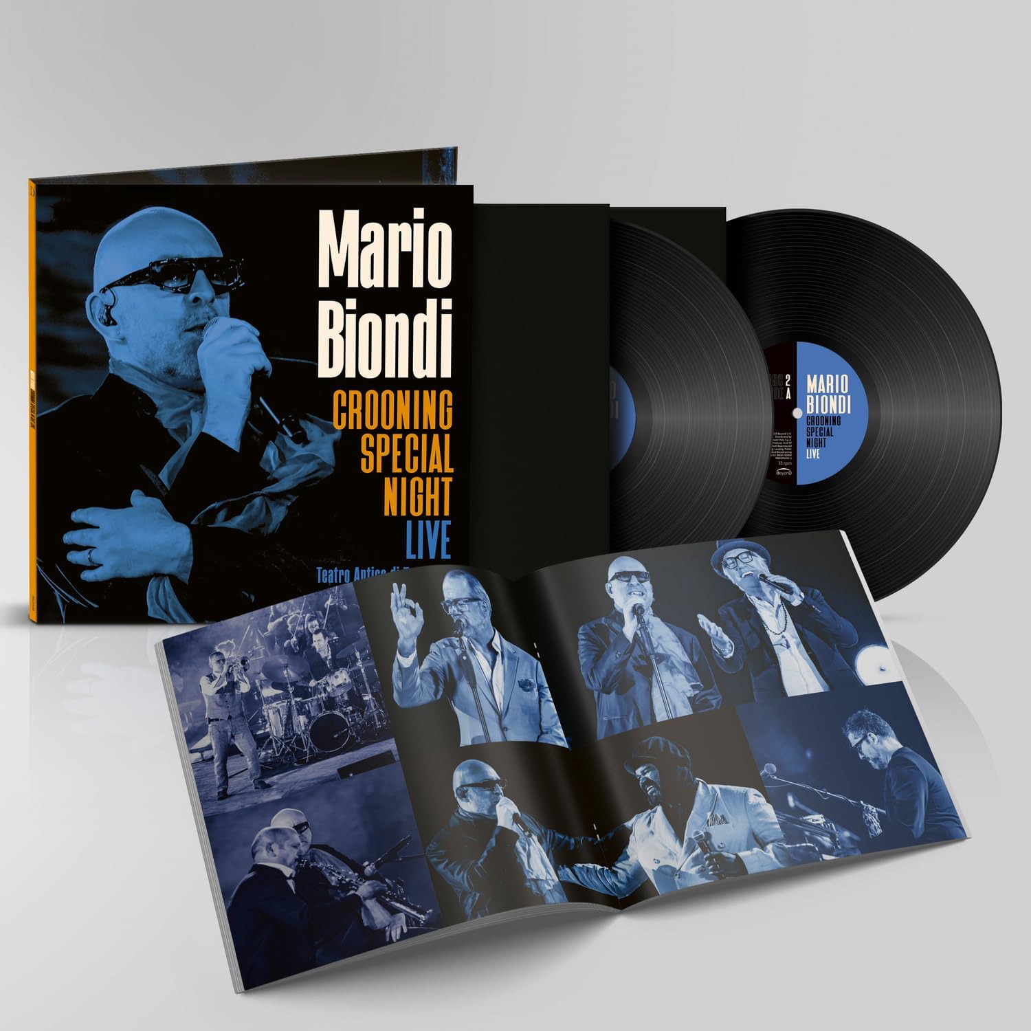 Copertina Vinile 33 giri Crooning Special Night Live di Mario Biondi