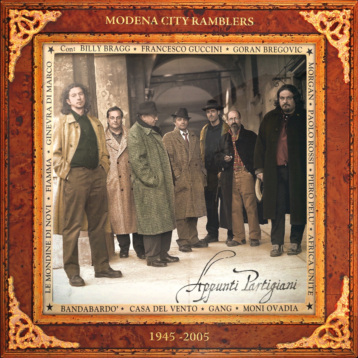 Copertina Vinile 33 giri Appunti Partigiani di Modena City Ramblers
