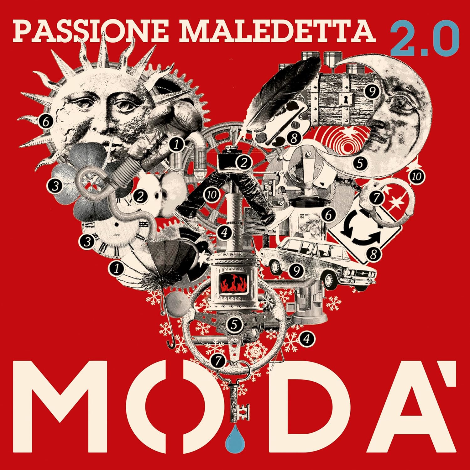 Copertina Vinile 33 giri Passione Maledetta 2.0 di Moda'