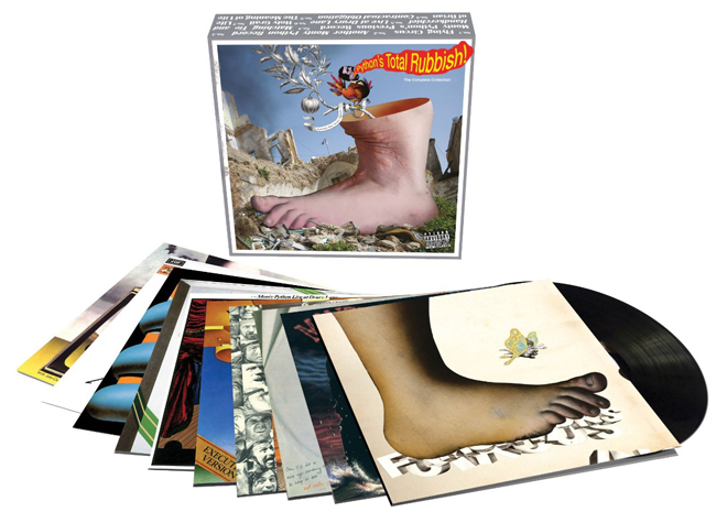 Copertina Disco Vinile 33 giri Monty Python?s Total Rubbish [Cofanetto 9 LP + Poster] di Monty Python