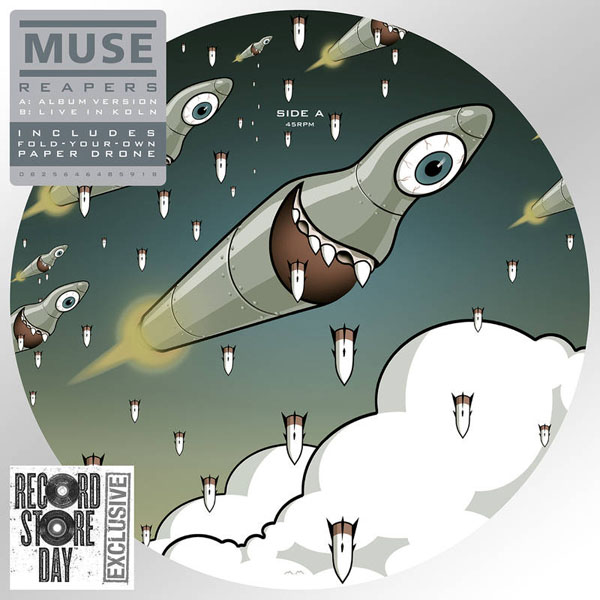 Copertina Disco Vinile 33 giri Reapers [Singolo 45 Giri] di Muse