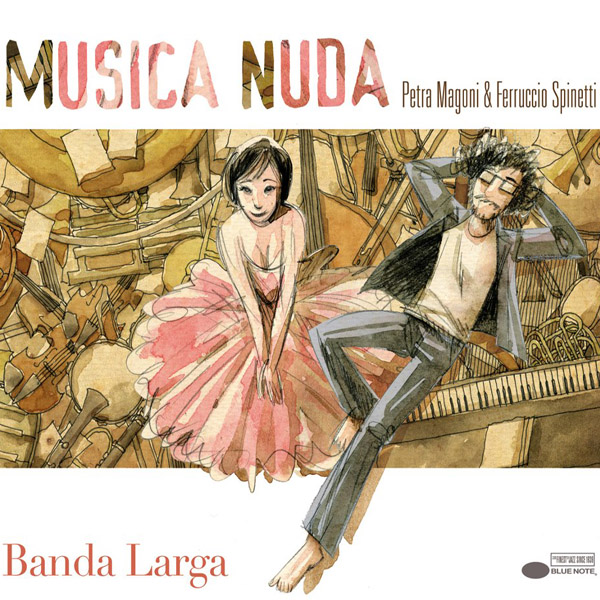 Copertina Disco Vinile 33 giri Banda Larga di Musica Nuda
