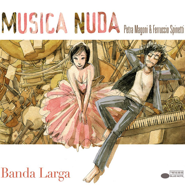 Copertina Disco Vinile 33 giri Banda Larga di Musica Nuda