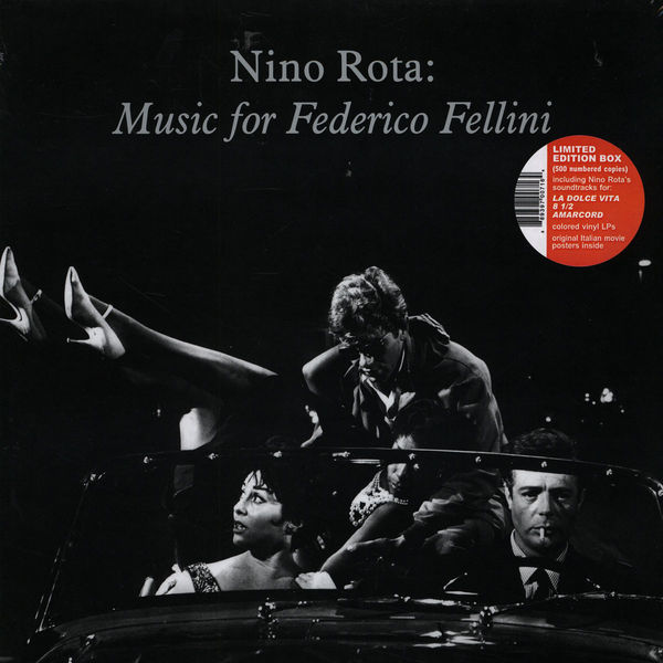Copertina Disco Vinile 33 giri Music For Federico Fellini [3LP + Poster] di Nino Rota